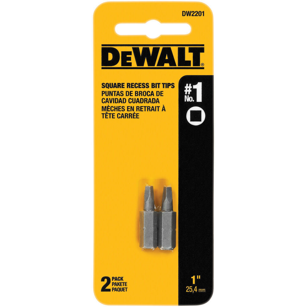 DeWalt DW2201 #1 SQUARE RECESS BIT TIP
