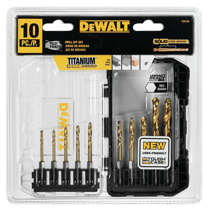 DeWalt DD5160 10PC Titanium STC