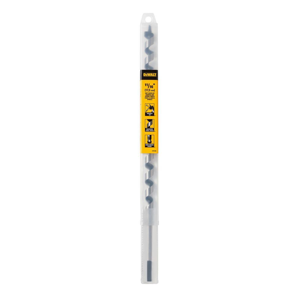 DeWalt DW1682 11/16IN LG PWR SHIP AUGER