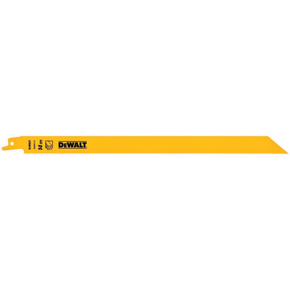 DeWalt DW4838 12IN 14TPI STGT BK BL-5PK
