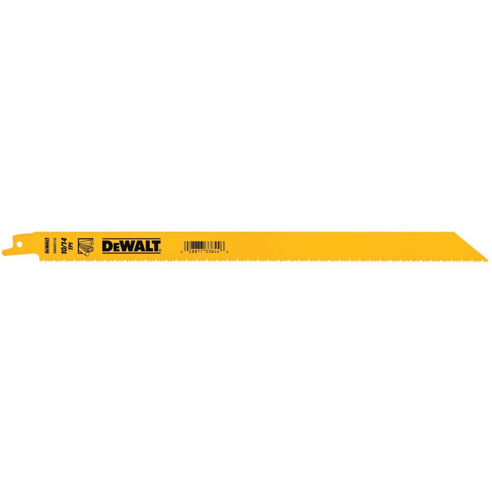 DeWalt DW4839 12IN 10/14TPI STGT BK BLD-5PK