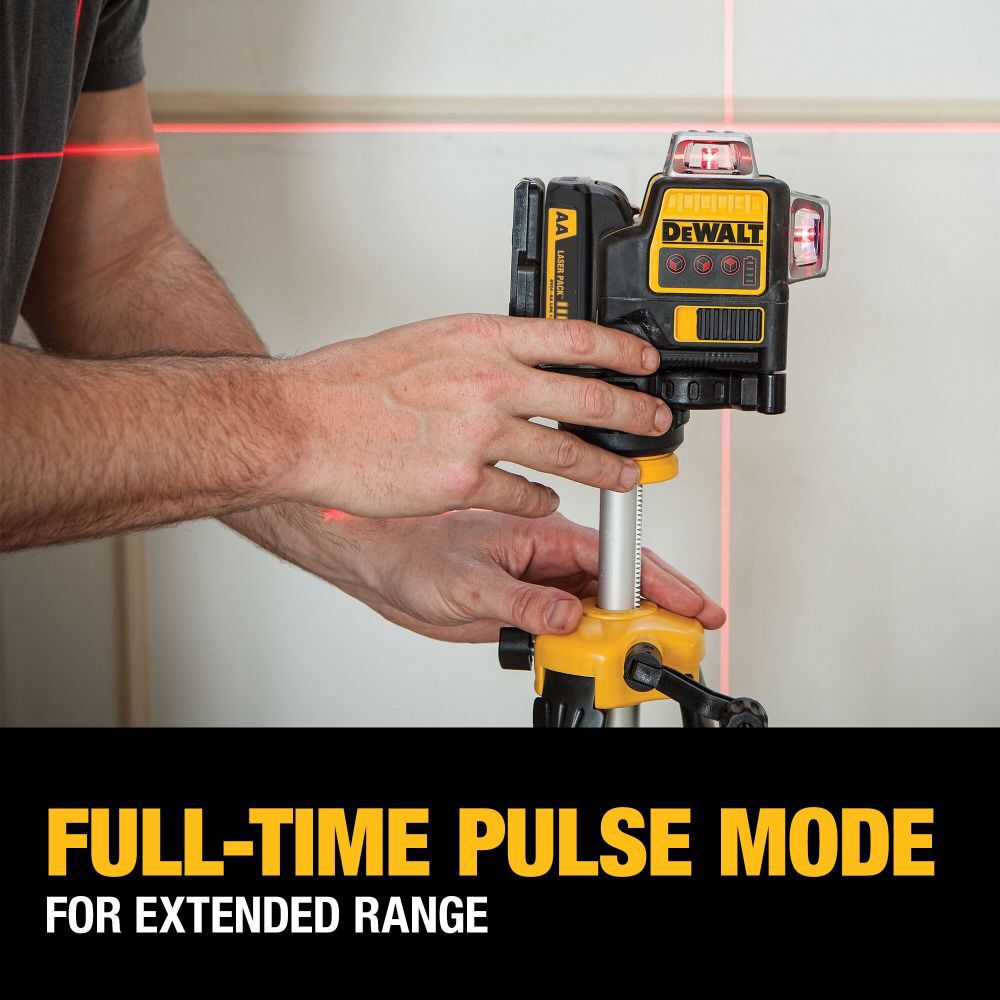 DeWalt DW089LR DEWALT RED 12V 3 X 360