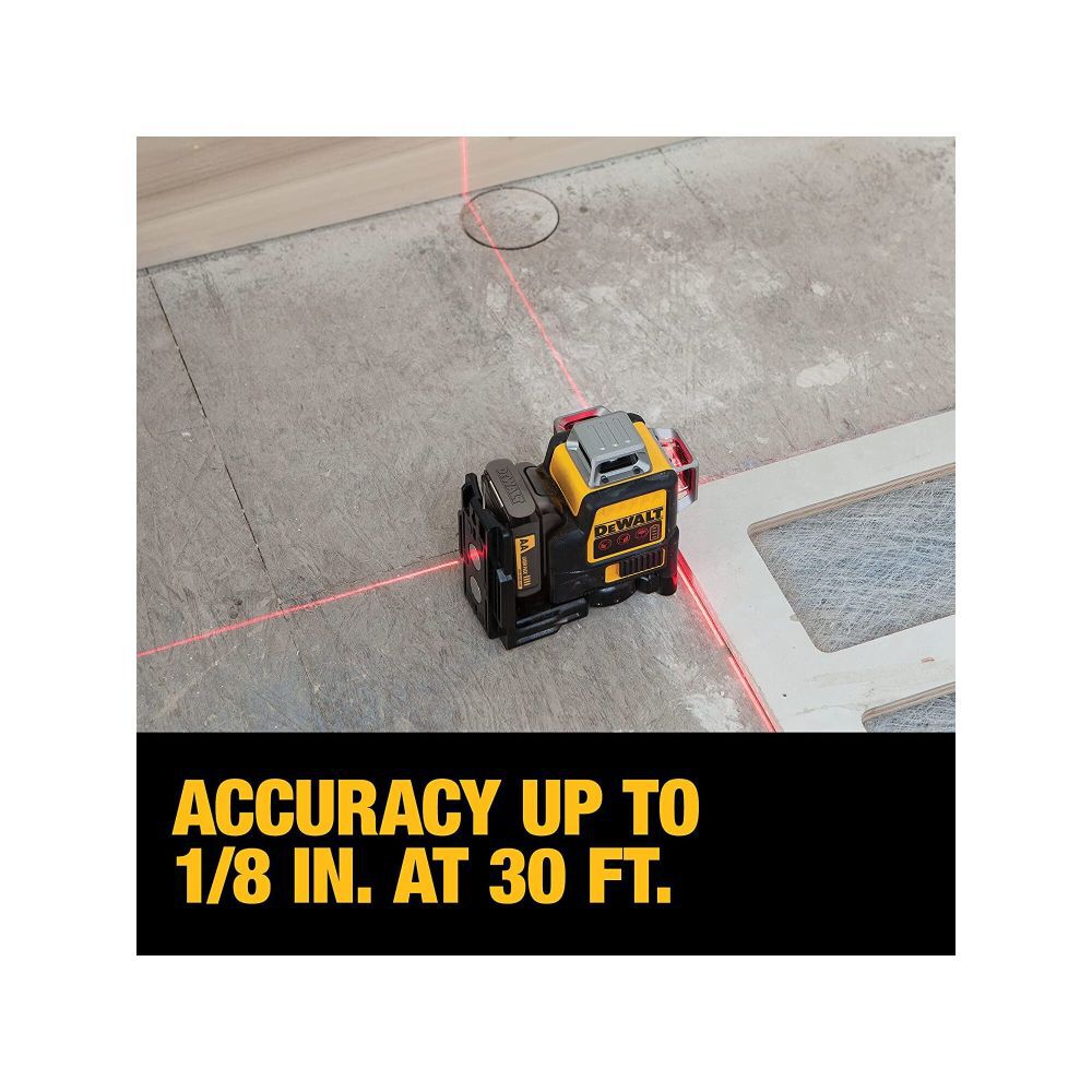 DeWalt DW089LR DEWALT RED 12V 3 X 360