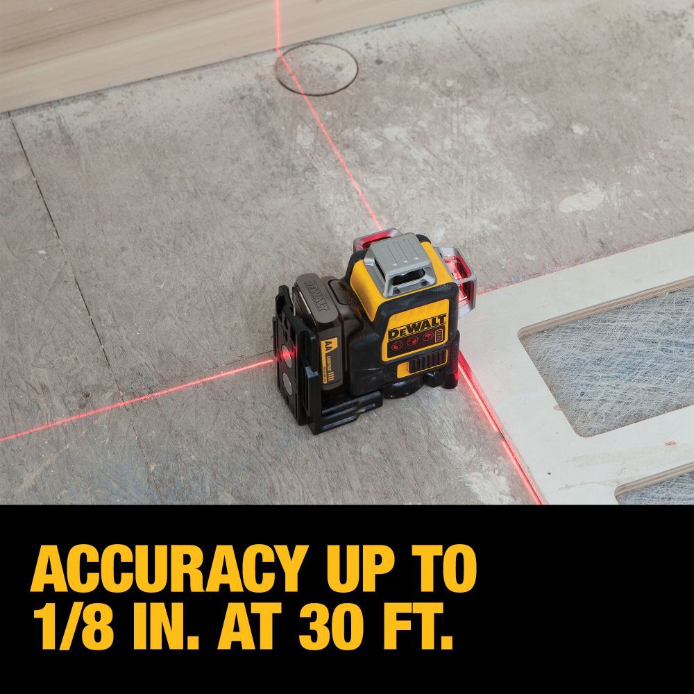 DeWalt DW089LR DEWALT RED 12V 3 X 360