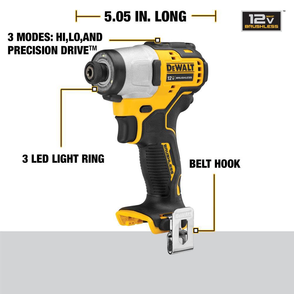 DeWalt DCK221F2 12V MAX XR DRILL/IMPACT DRIVER COMBO KIT