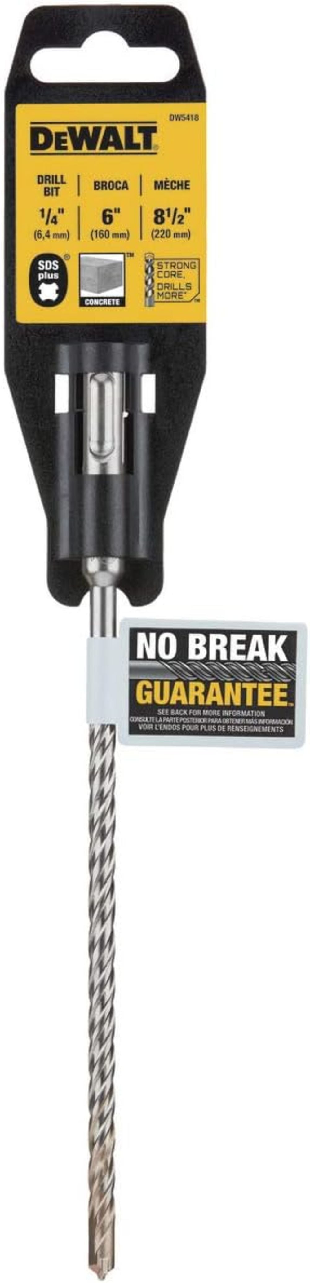 DeWalt DW5418 1/4 x 6-1/2 x 8-1/2 SDS+ 2C