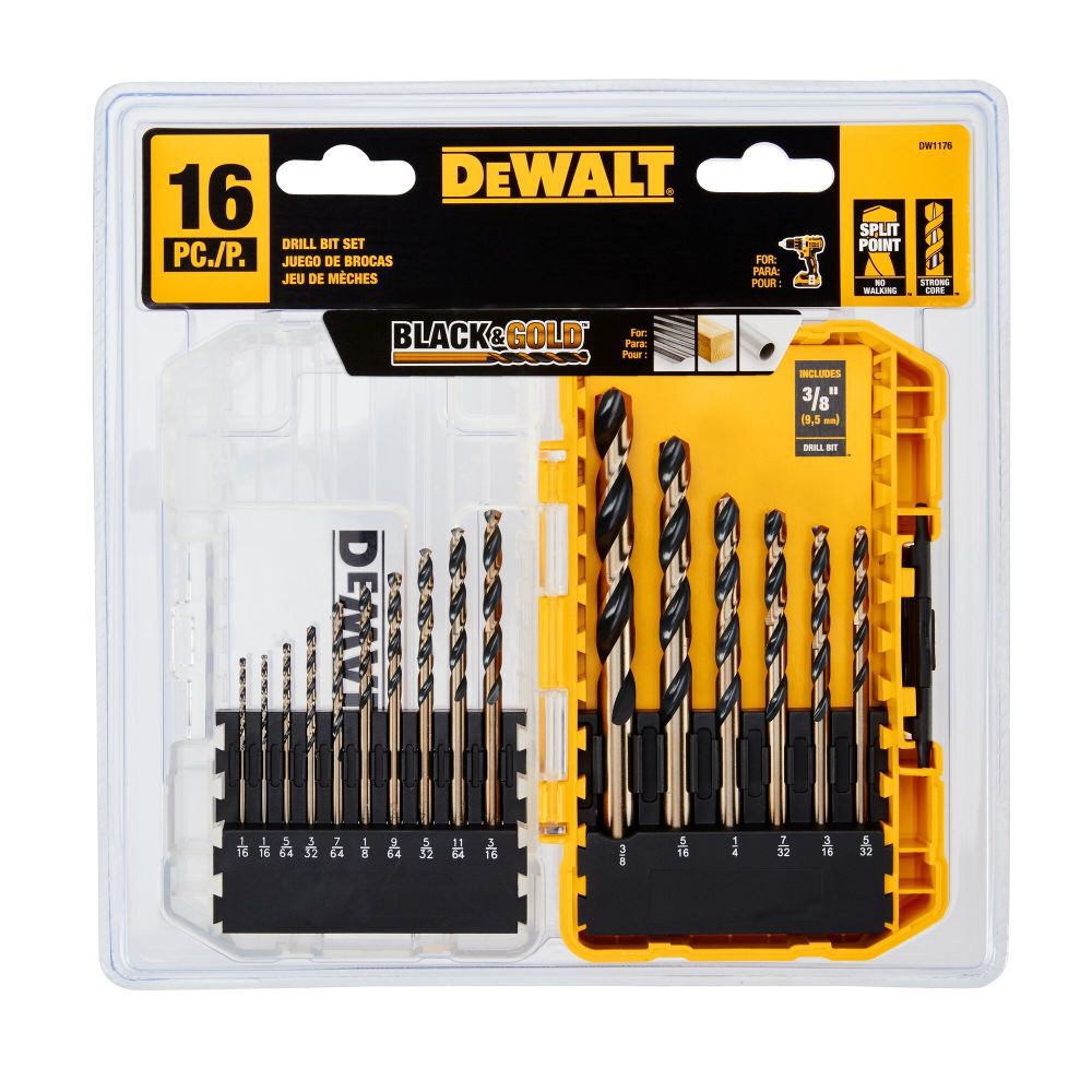 DeWalt DW1176 16 Pc Black&Gold STC