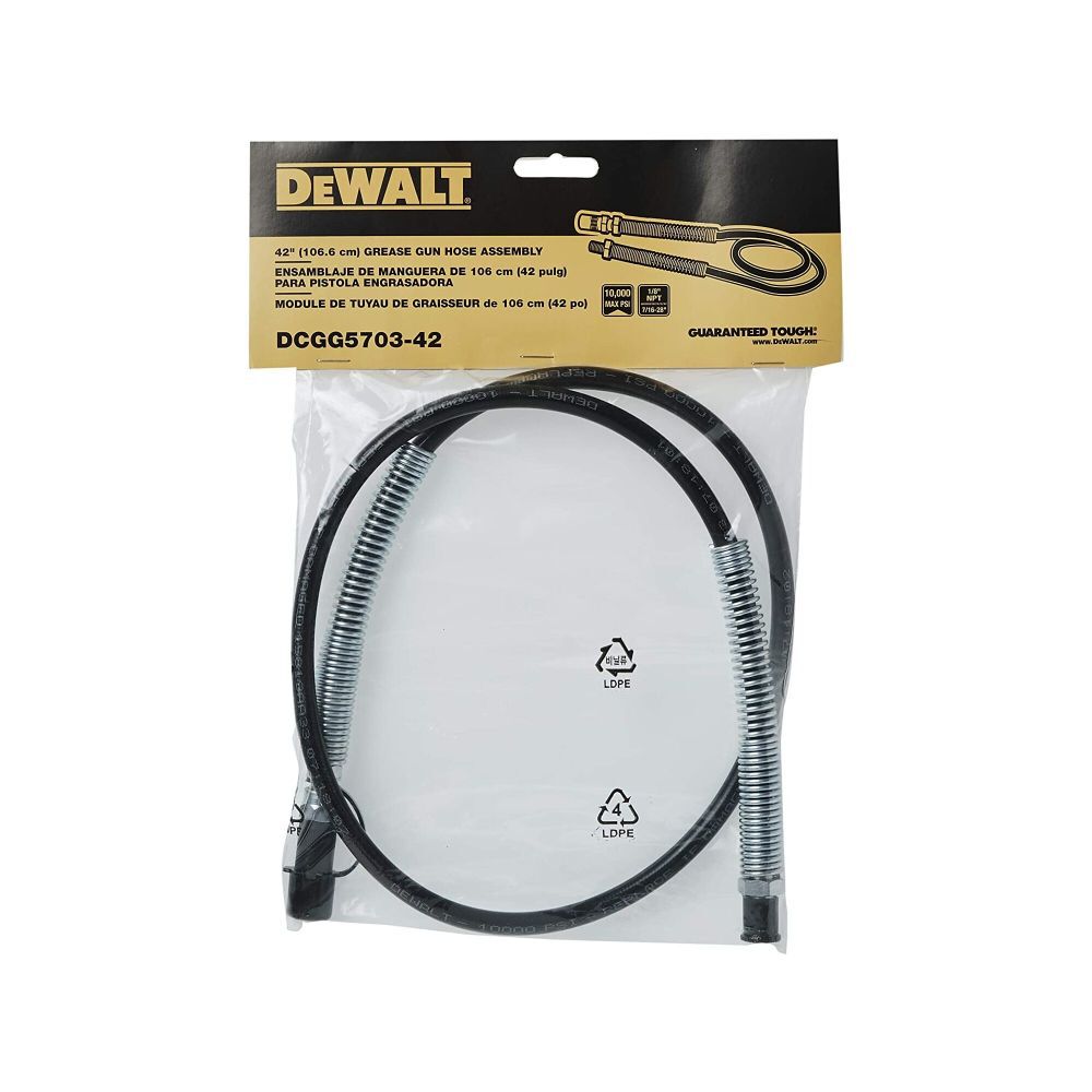 DeWalt DCGG5703-42 GREASE GUN HOSE ASSEMBLY (42IN)