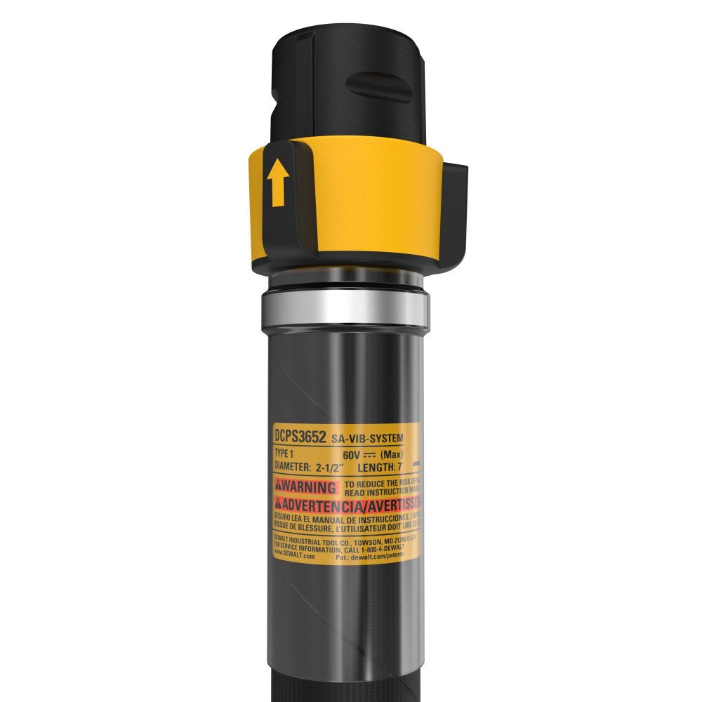 DeWalt DCPS3652 2.5IN VIBRATOR HEAD-7FT SHAFT
