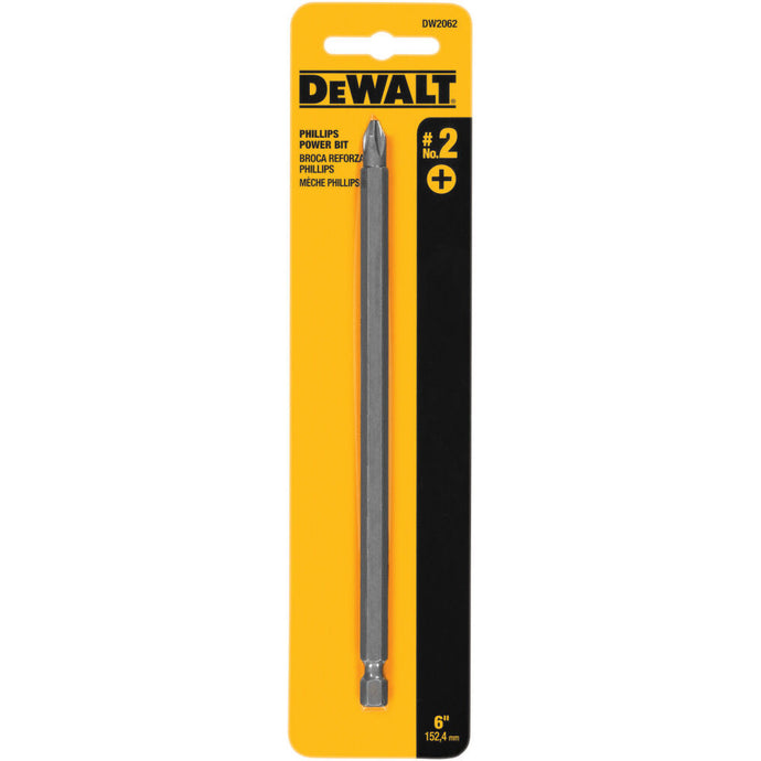 DeWalt DW2062 NO2 6IN PHILLIPS POWER BIT