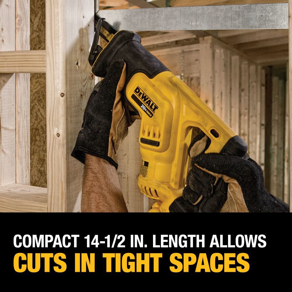 DeWalt DCS387D1 20V MAX COMPACT RECIP SAW KIT (2.0Ah)