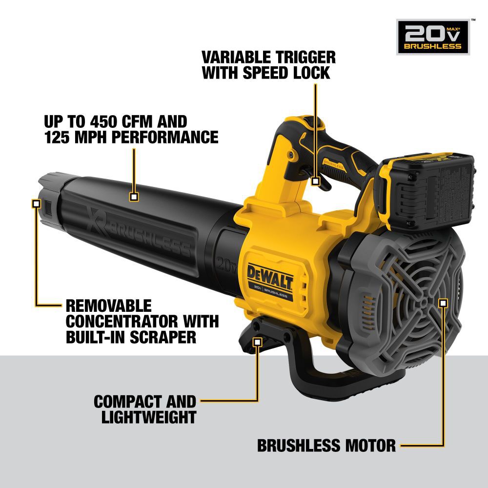 DeWalt DCBL722P1 5AH DW GEN 2 20V BRUSHLESS BLOWER KIT