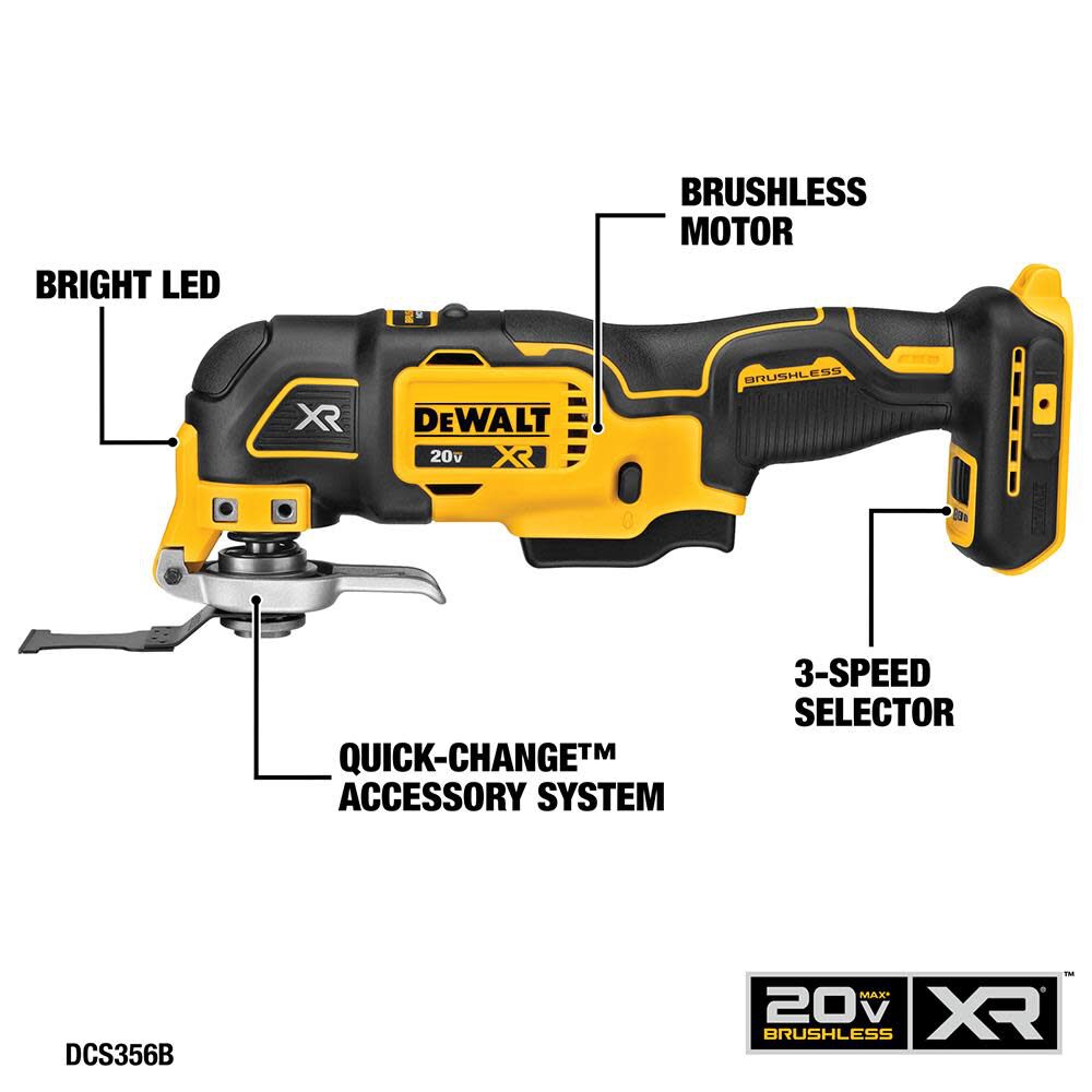 DeWalt DCK661D1M1 20V 6-TOOL COMBO KIT