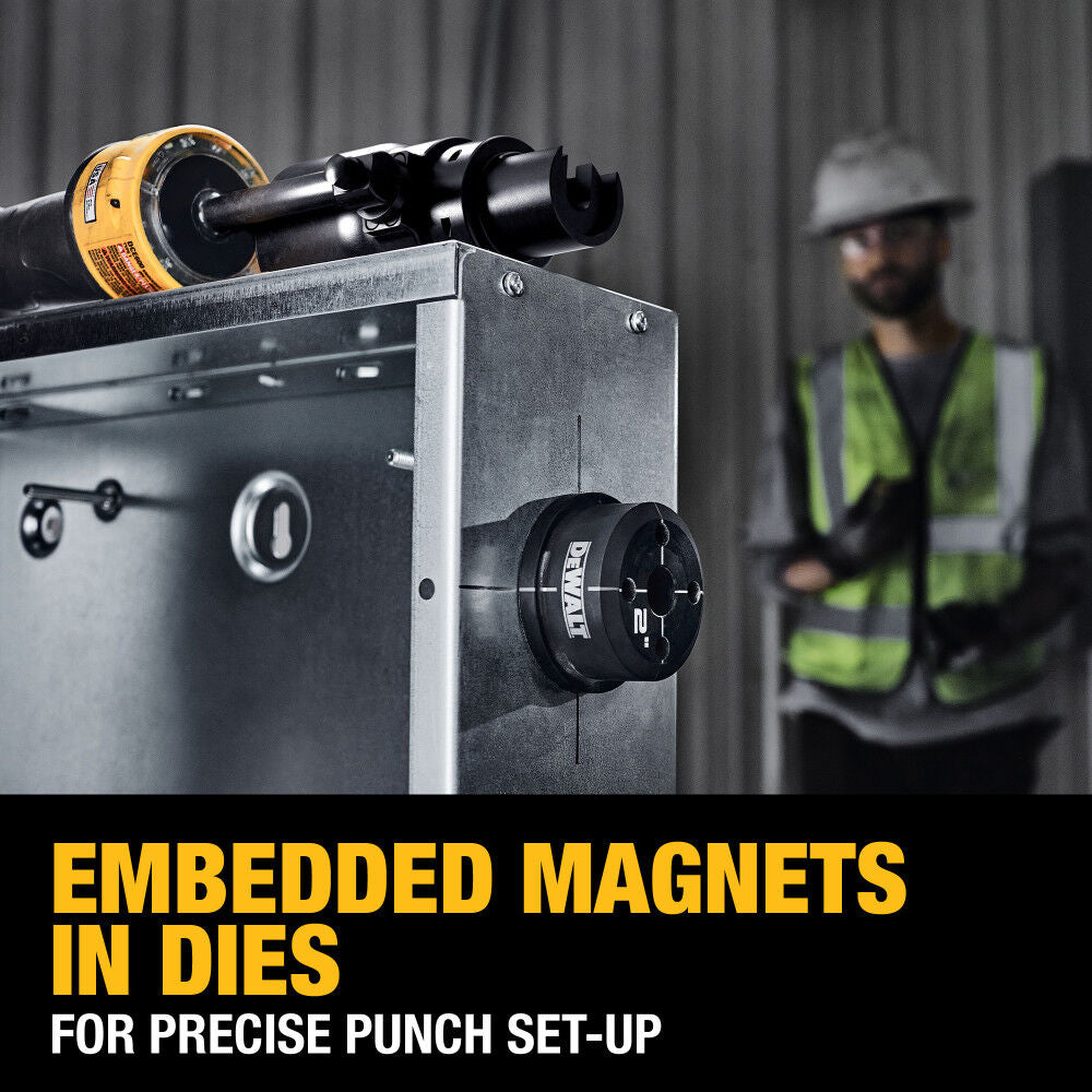 DeWalt DCE600D1K2 20V 1/2IN. - 2IN. KNOCK OUT TOOL