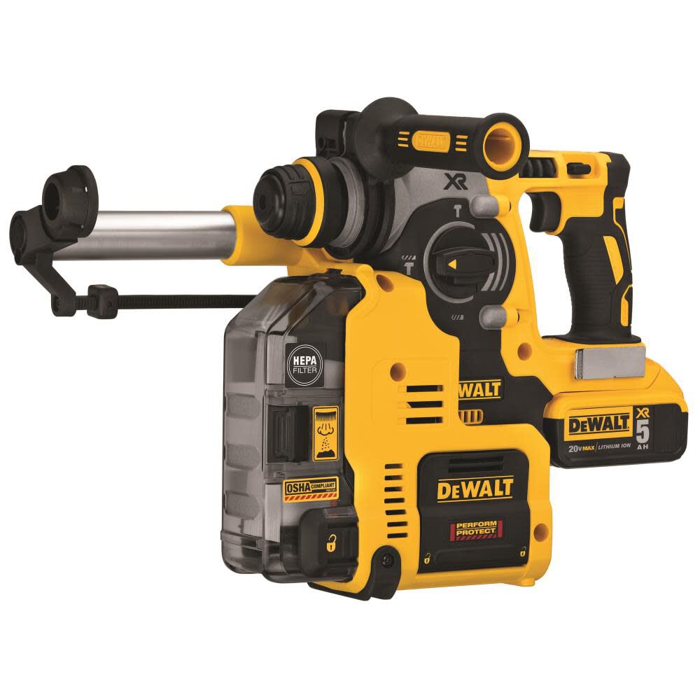 DeWalt DCH273P2DHO 1IN SDS HAMMER KIT W/DUST COLLECTION