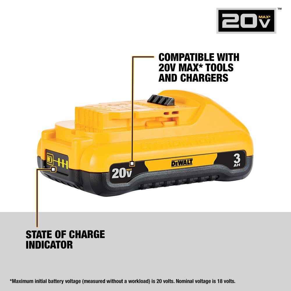 DeWalt DCB230-2 20V MAX Li-ION BATTERY 3.0AH 2PK