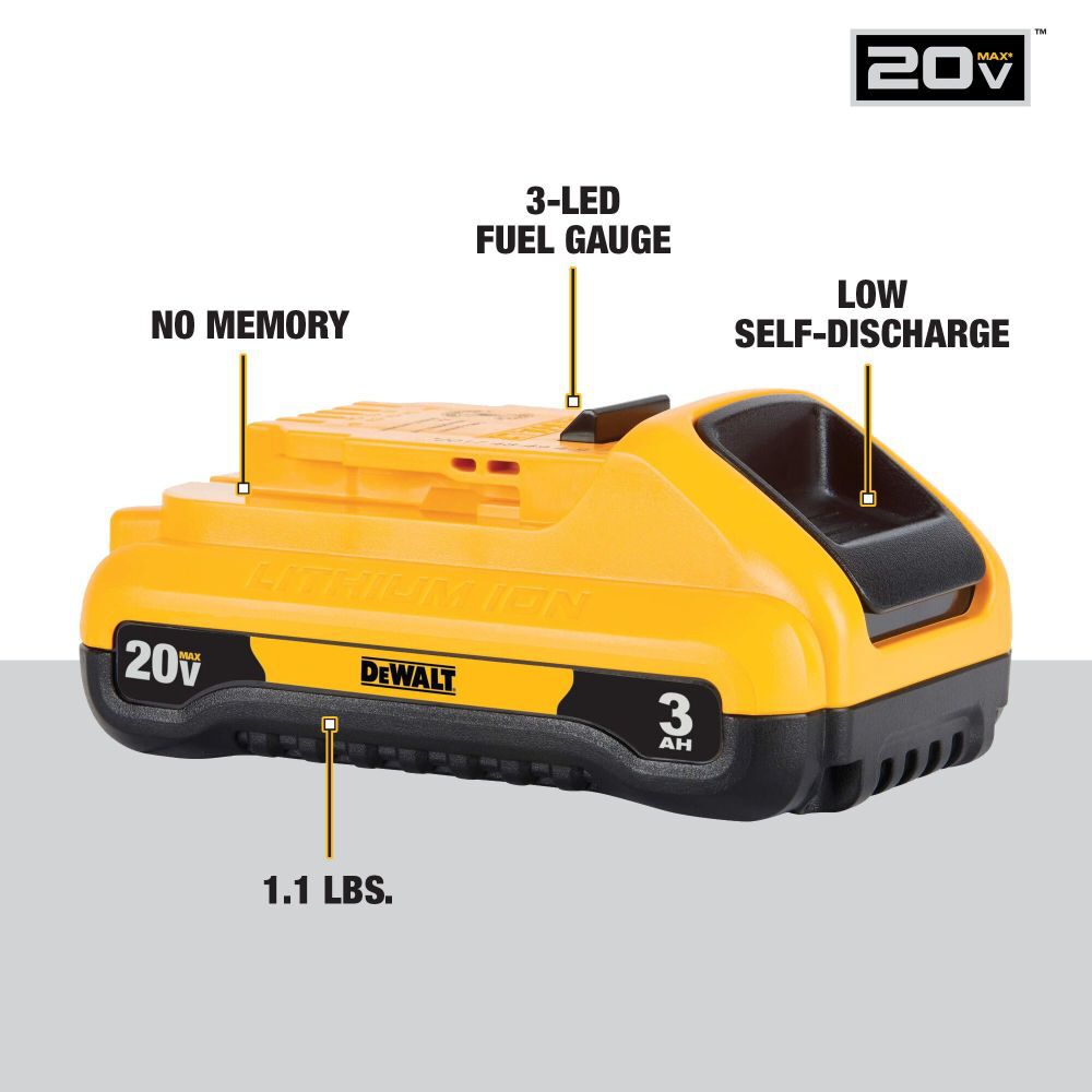 DeWalt DCB230 20V MAX LI-ION BATTERY 3.0AH
