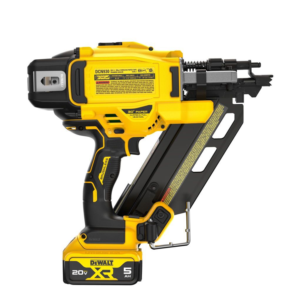 DeWalt DCN930P1 20V 30DEG FRAMING NAILER KIT
