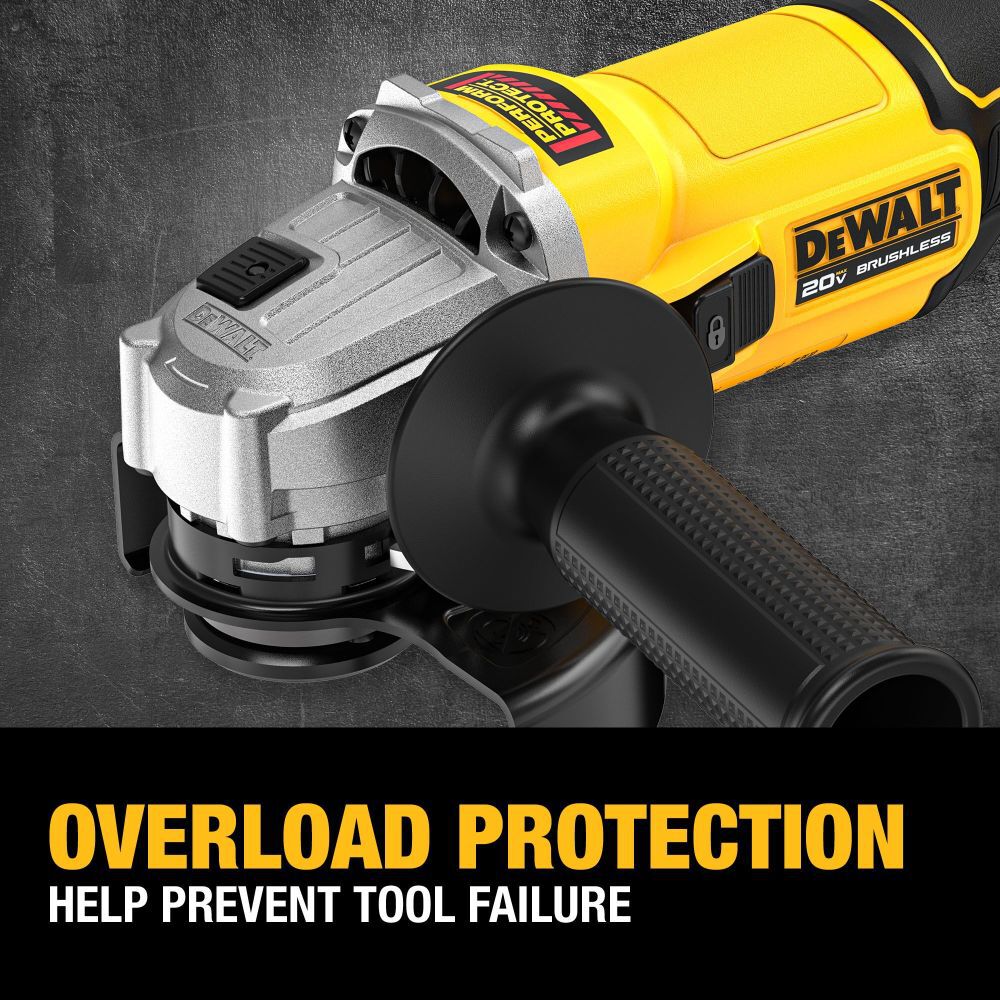 DeWalt DCG407P1 20V BL 4.5 IN ANGLE GRINDER - 5AH KIT