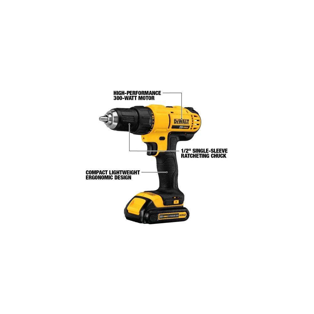 DeWalt DCK444C2 20V MAX 4-TOOL KIT