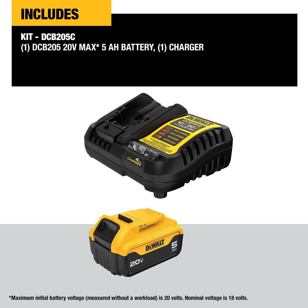 DeWalt DCB205C 5AH STARTER KIT