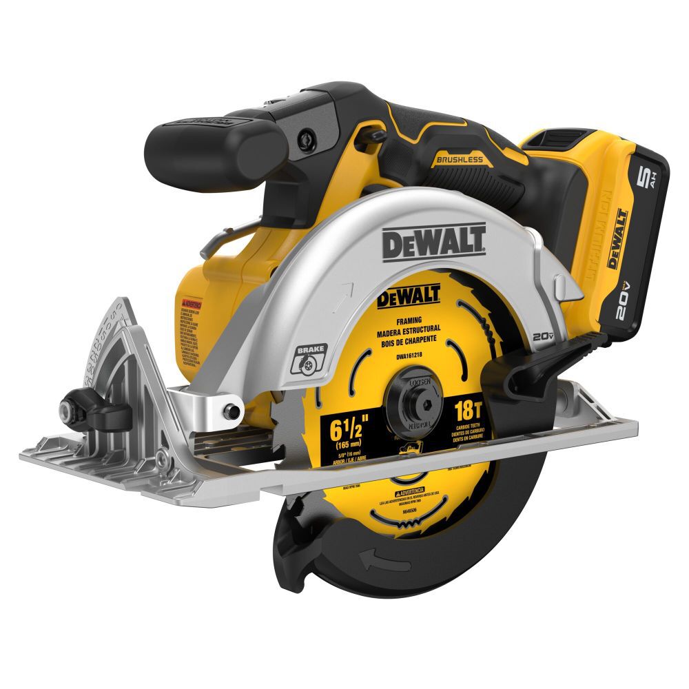 DeWalt DCS565P1 20V MAX BRUSHLESS 6-1/2IN CIRCULAR SAW