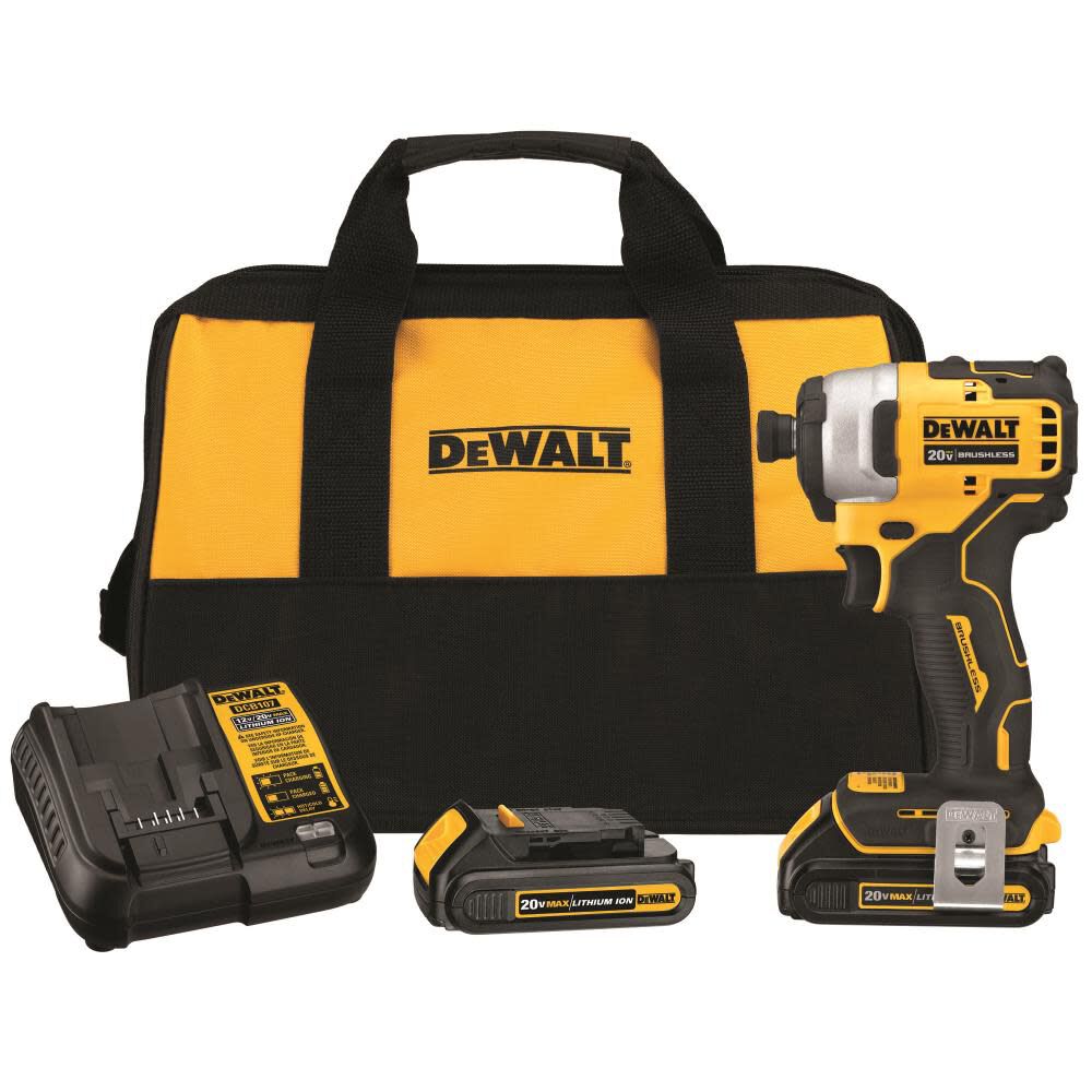DeWalt DCF809C2 20V MAX COMPACT BRLS IMPACT DRIVER KIT