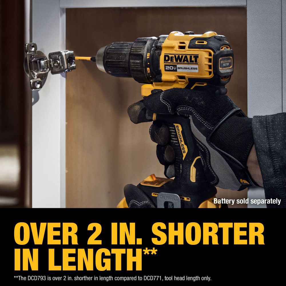 DeWalt DCD793B 20V BRUSHLESS COMPACT DRILL/DRIVER