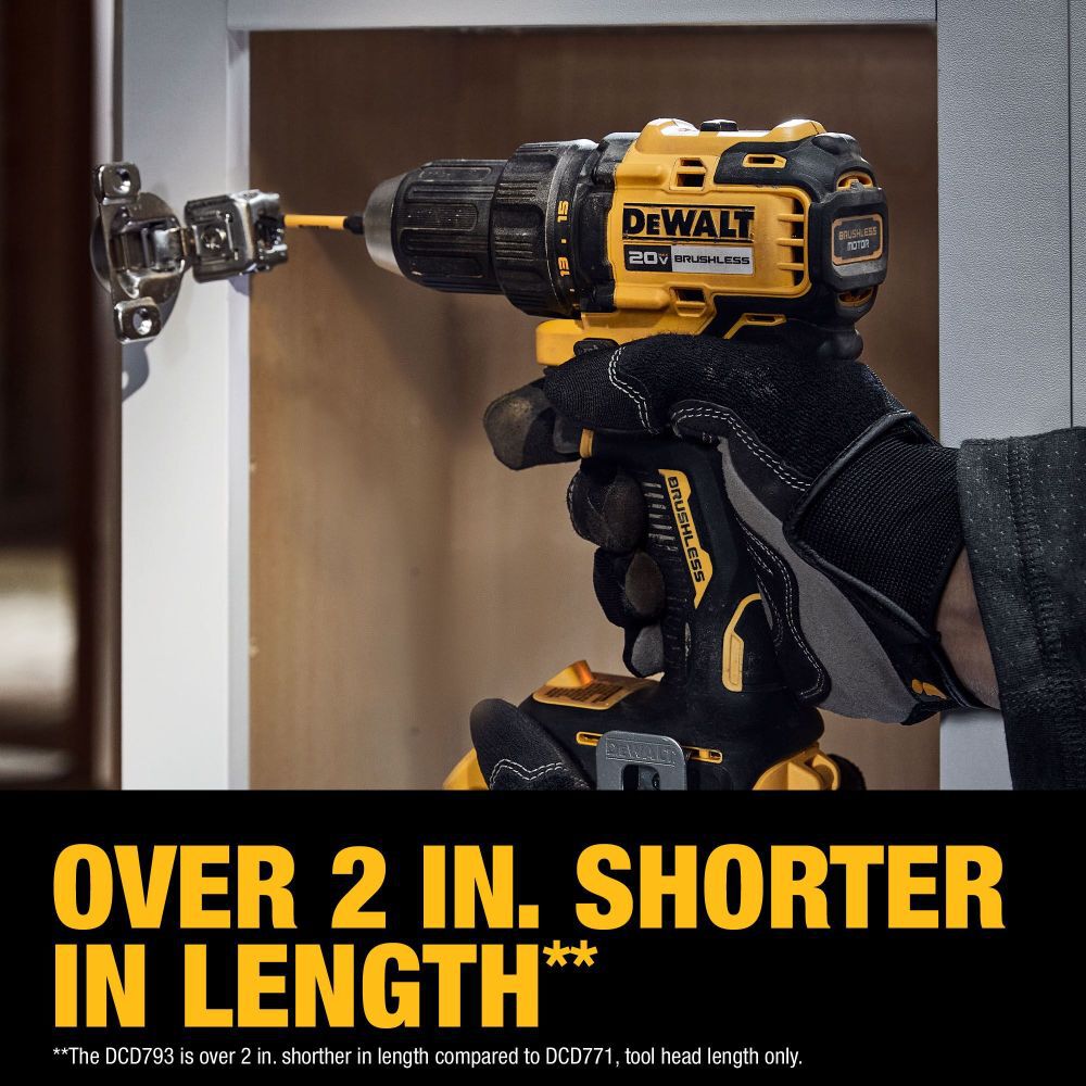 DeWalt DCD793D1 20V BRUSHLESS COMPACT DD - KIT