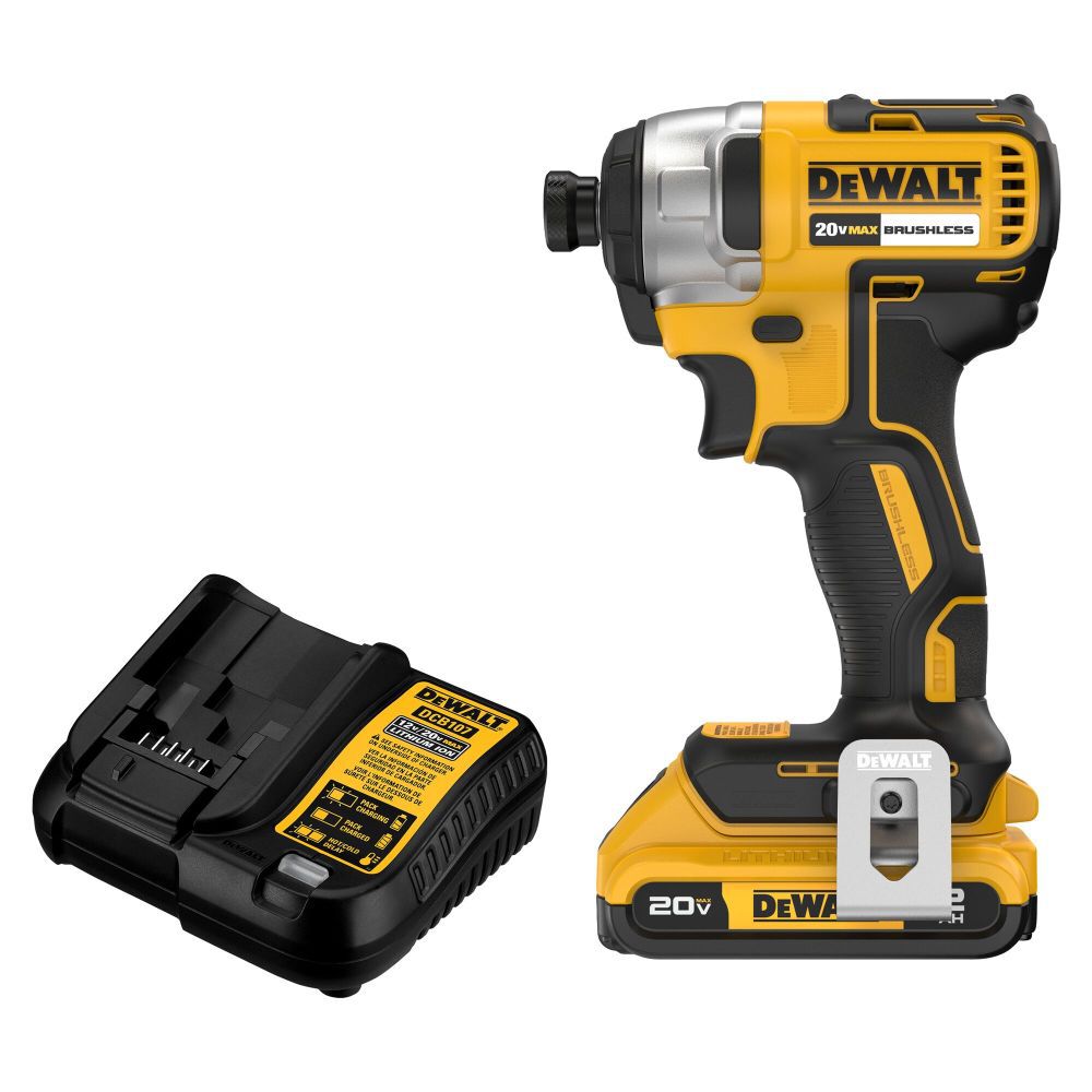 DeWalt DCF787D1 20V MAX 1/4IN BRUSHLESS IMPACT DRIVER