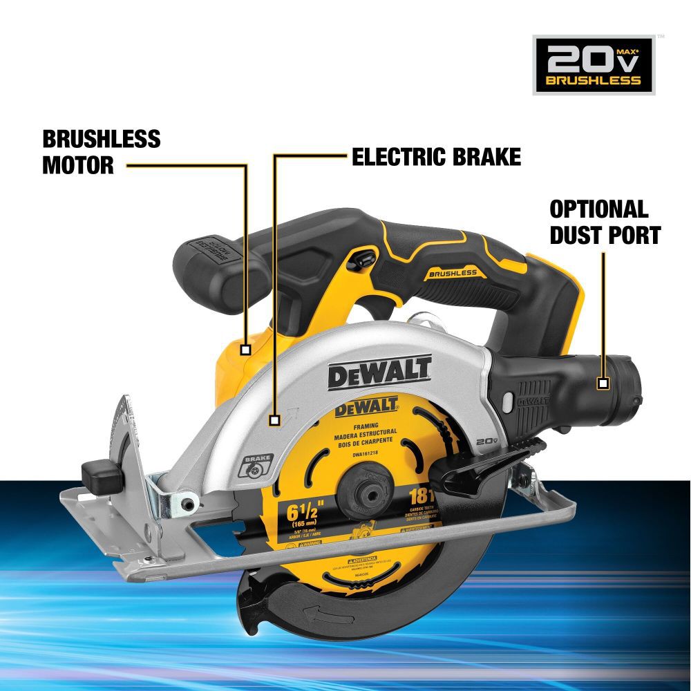 DeWalt DCK239E2 20V MAX BRUSHLESS DRILL/CIRC KIT