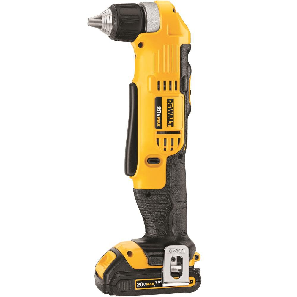 DeWalt DCD740C1 20V MAX 3/8IN RIGHT ANGLE DRILL / DRIVER