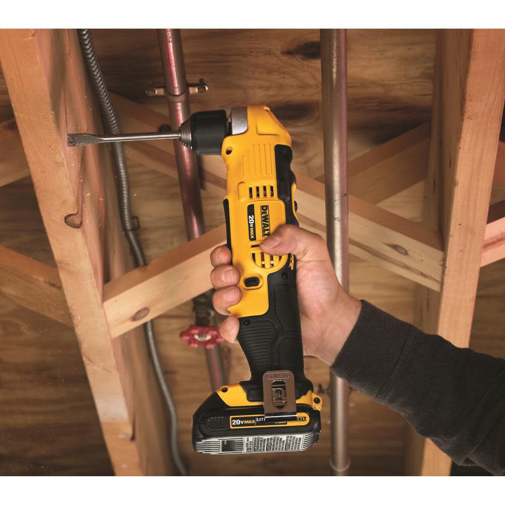 DeWalt DCD740C1 20V MAX 3/8IN RIGHT ANGLE DRILL / DRIVER
