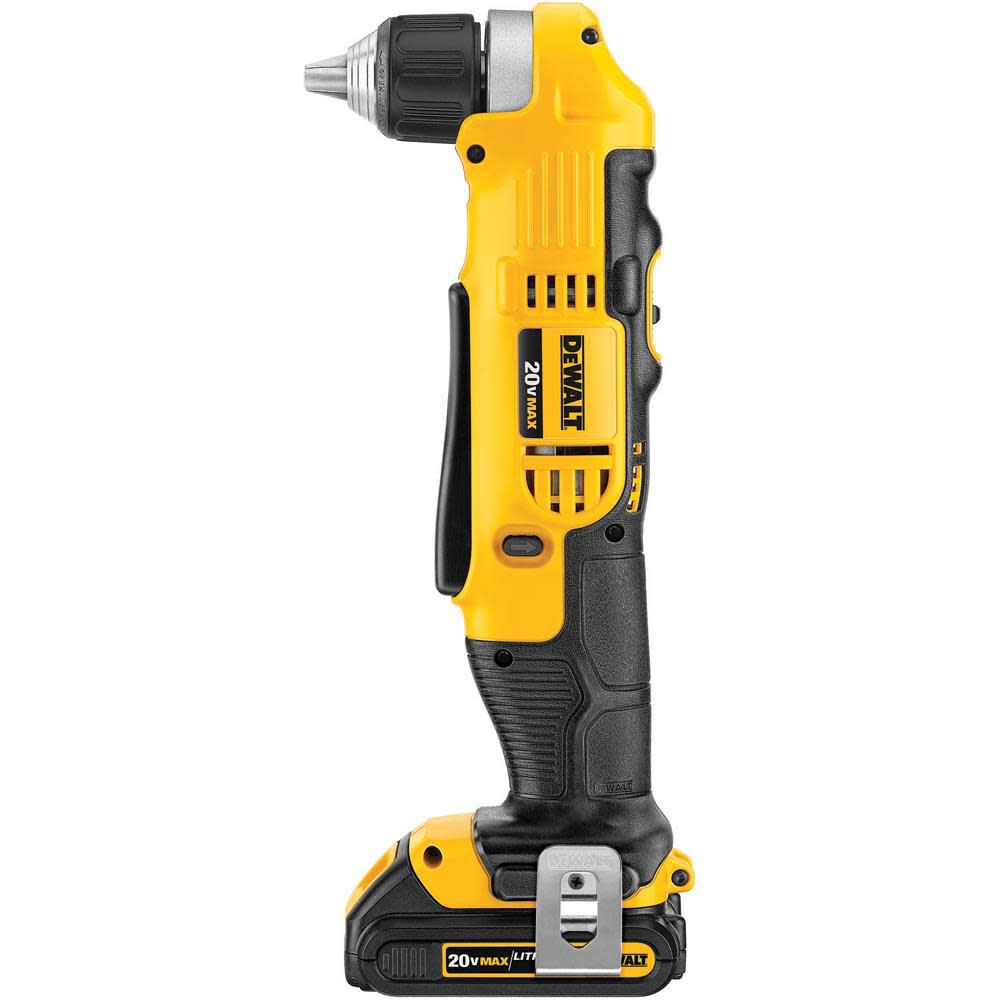 DeWalt DCD740C1 20V MAX 3/8IN RIGHT ANGLE DRILL / DRIVER