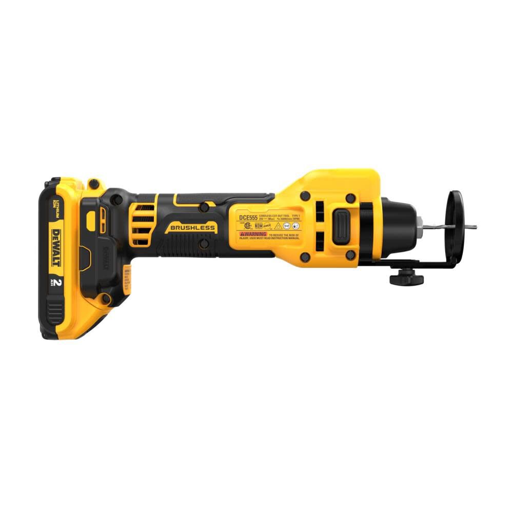 DeWalt DCE555D2 20V MAX LI-ION BL CORDLESS CUT-OUT TOOL