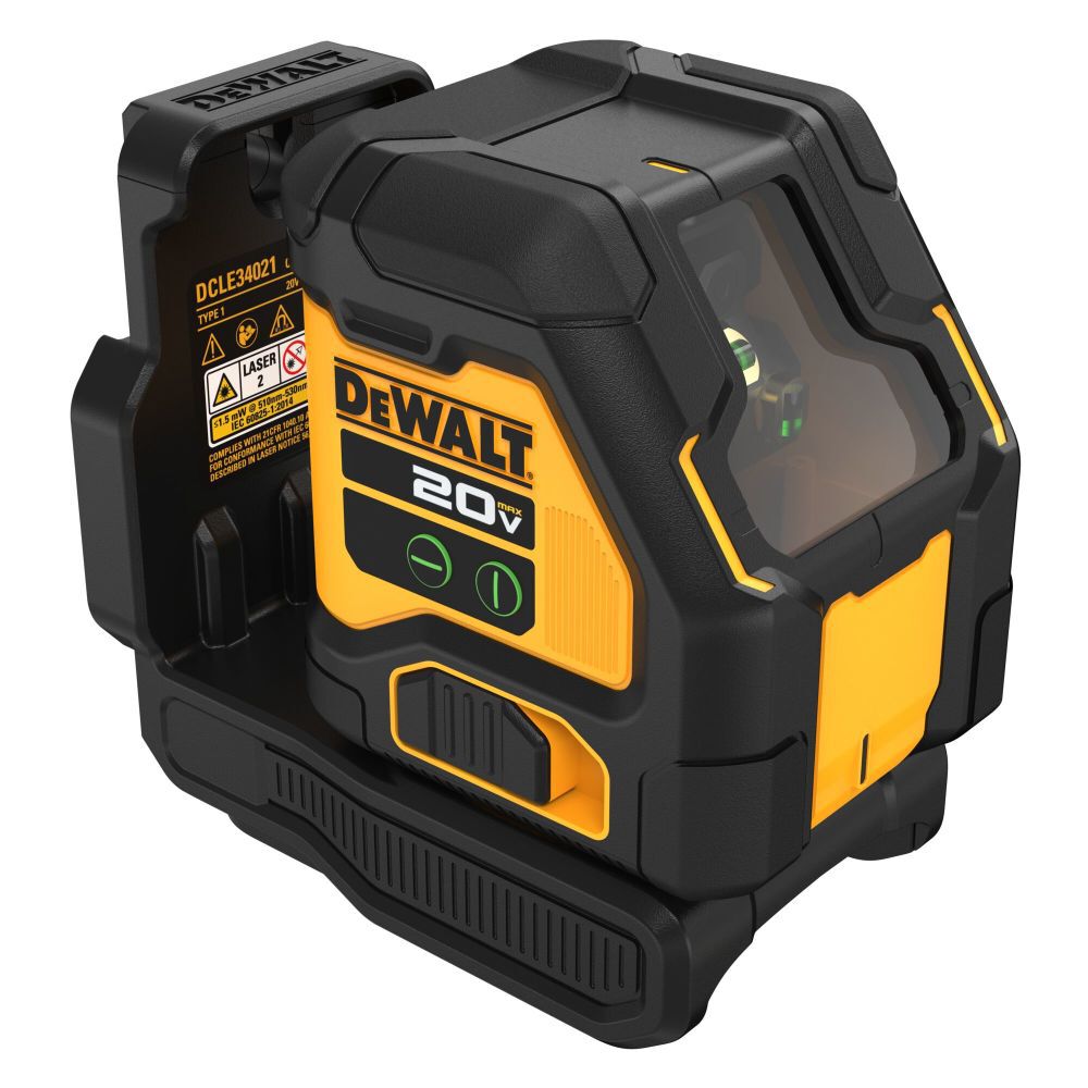 DeWalt DCLE34021B 20V CROSS LINE GREEN LASER BARE