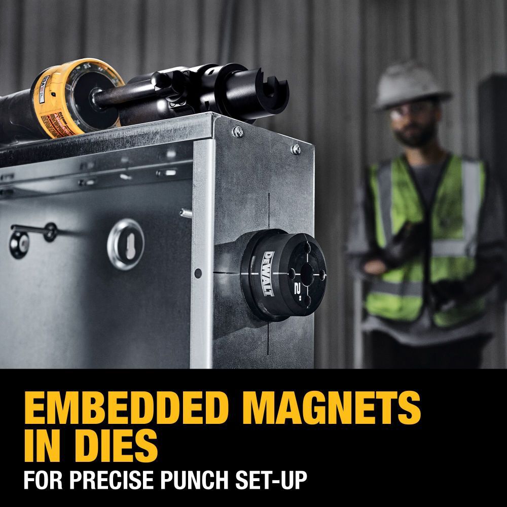 DeWalt DCE600D1K4 20V 1/2in. - 4in. Knockout Tool Kit