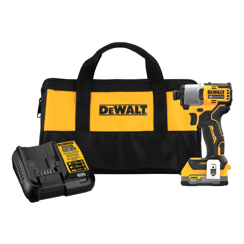 DeWalt DCF840E1 DEWALT 20V BRUSHLESS IMPACT DRIVER KIT