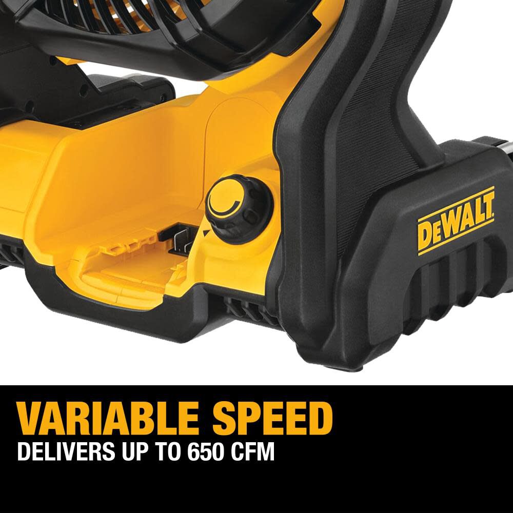 DeWalt DCE512B 20V MAX JOBSITE FAN
