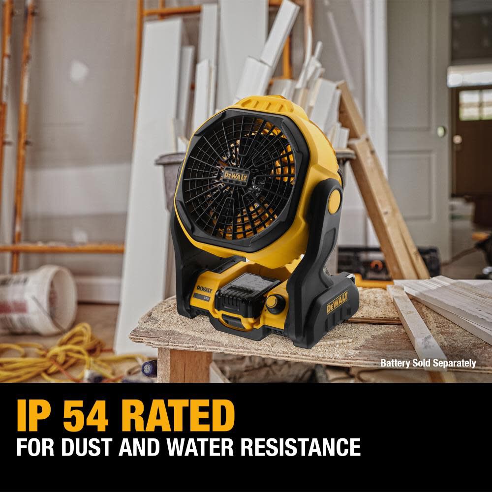 DeWalt DCE512B 20V MAX JOBSITE FAN