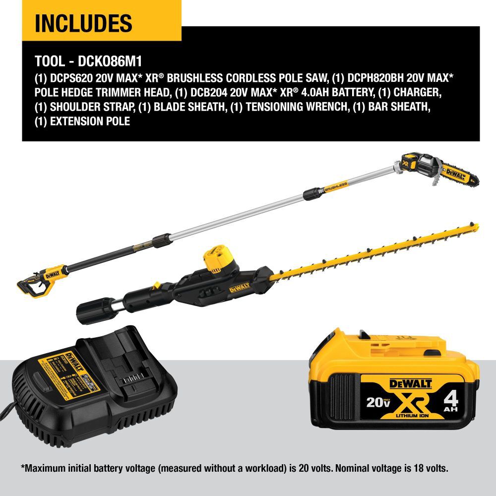 DeWalt DCKO86M1 DW 20v 4.0ah COMBO KIT DCPH820 DCPS620