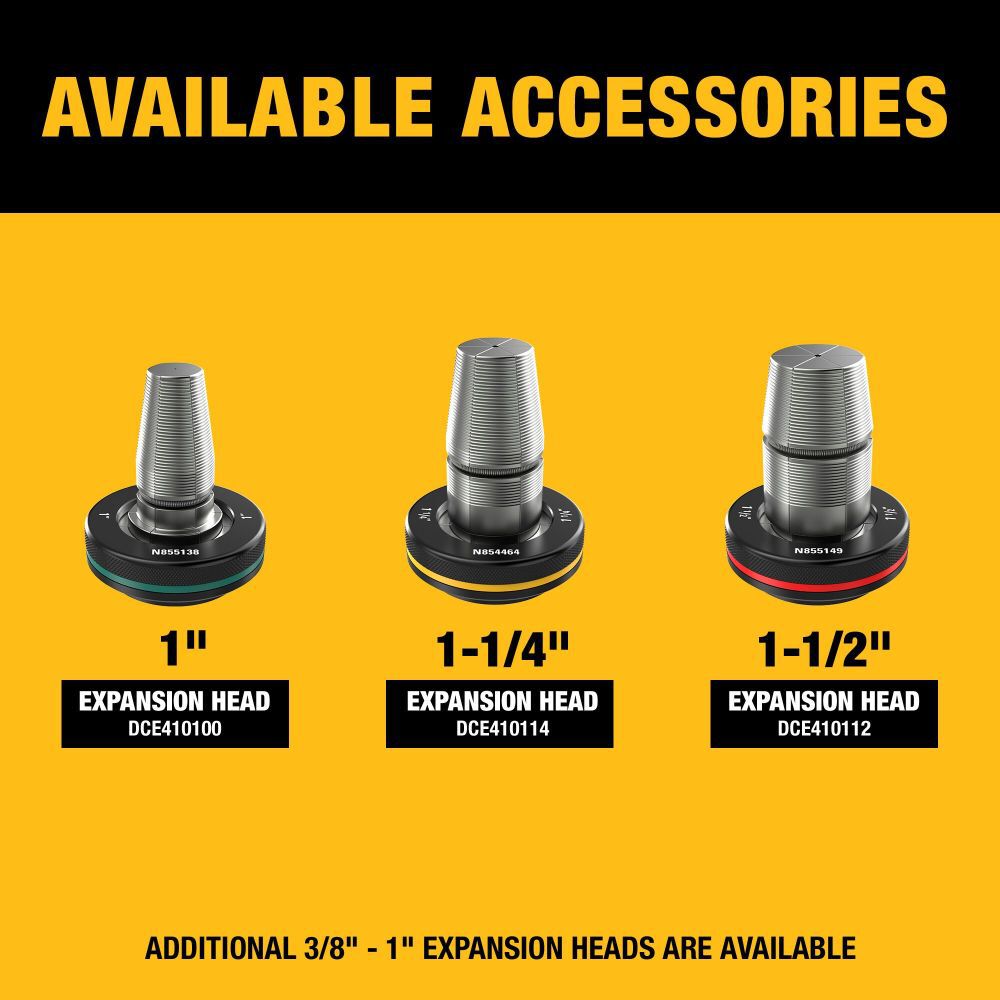 DeWalt DCE410P1 20V MAX XR 1-1/2 IN PEX EXPANDER KIT