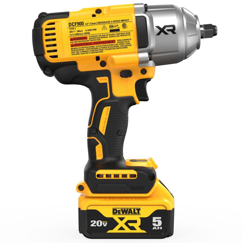 DeWalt DCF900P2 20V MAX 1/2 HT IMPCT WRENCH KIT