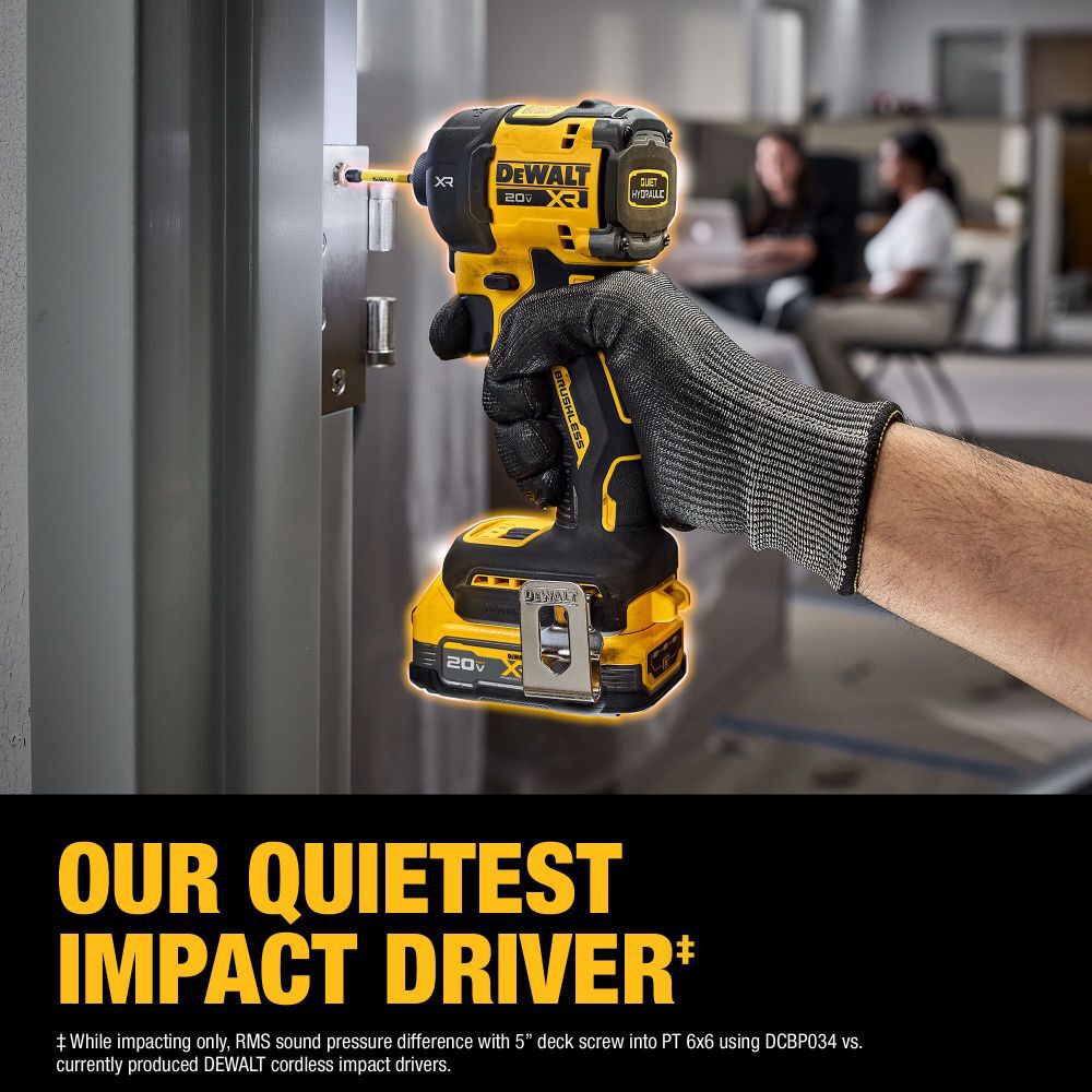 DeWalt DCF870E1 20V XR QUIET HYDRAULIC IMPACT DRIVER KIT