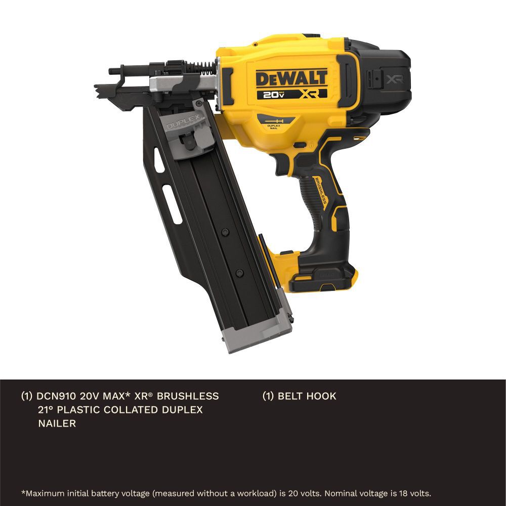 DeWalt DCN910B SHELL 20V MAX DUPLEX NAILER