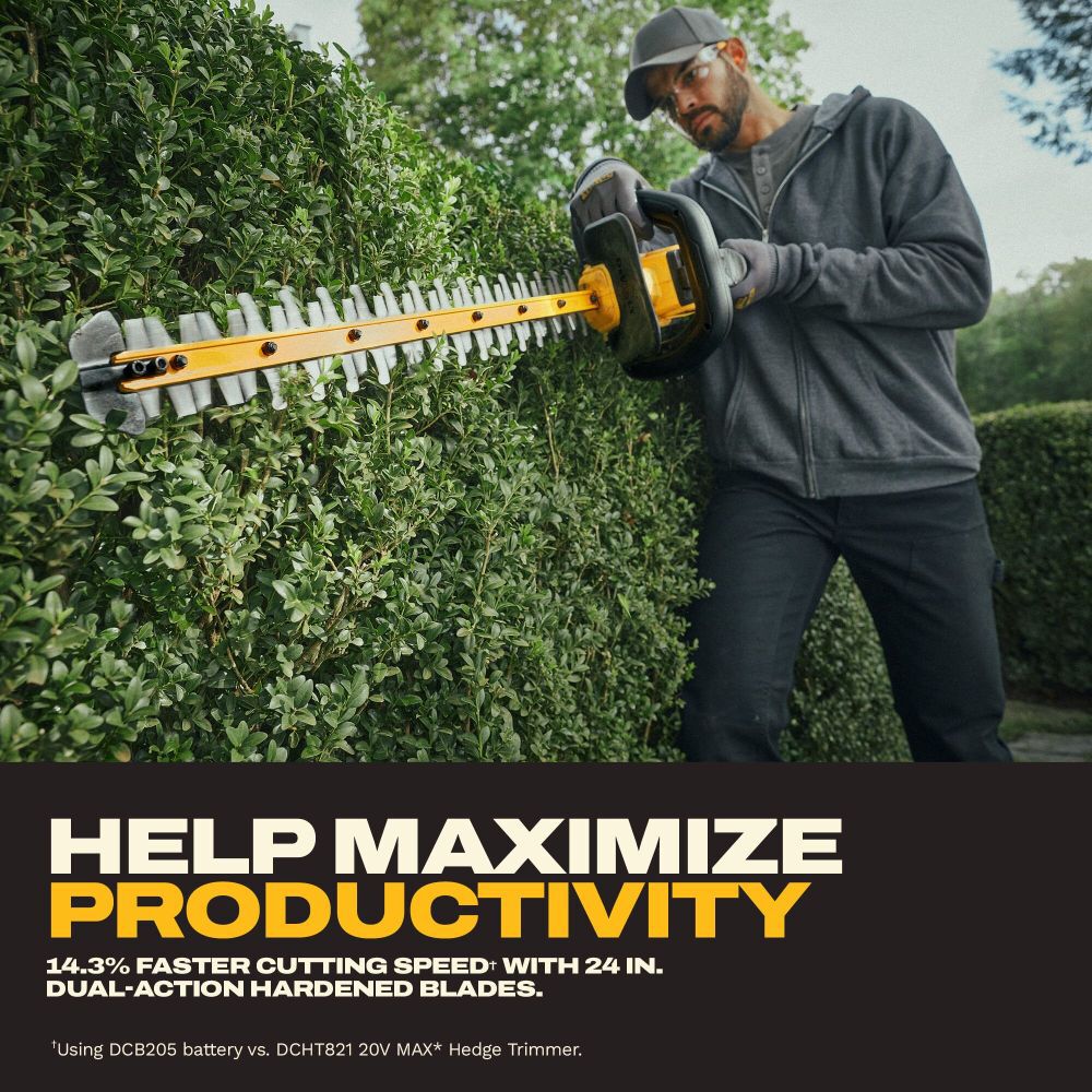 DeWalt DCHT826P1 DW XR HEDGE TRIMMER 24 KITTED W/ 5AH