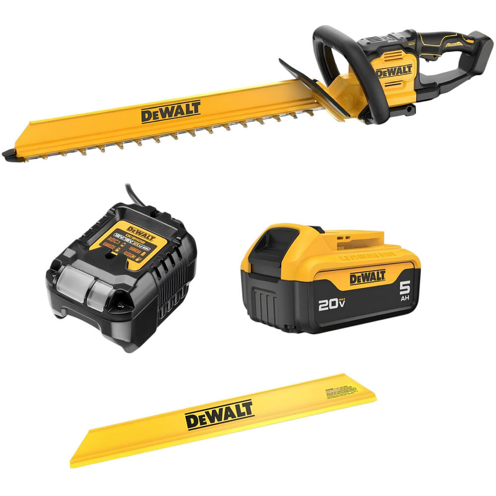 DeWalt DCHT826P1 DW XR HEDGE TRIMMER 24 KITTED W/ 5AH