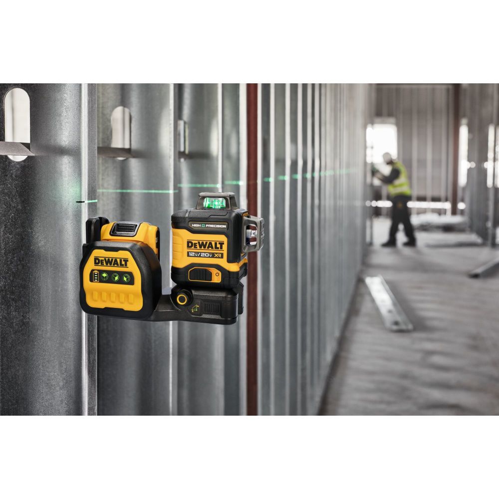 DeWalt DCLE34033D1 20V HIGH PREC 3X360 GREEN LASER