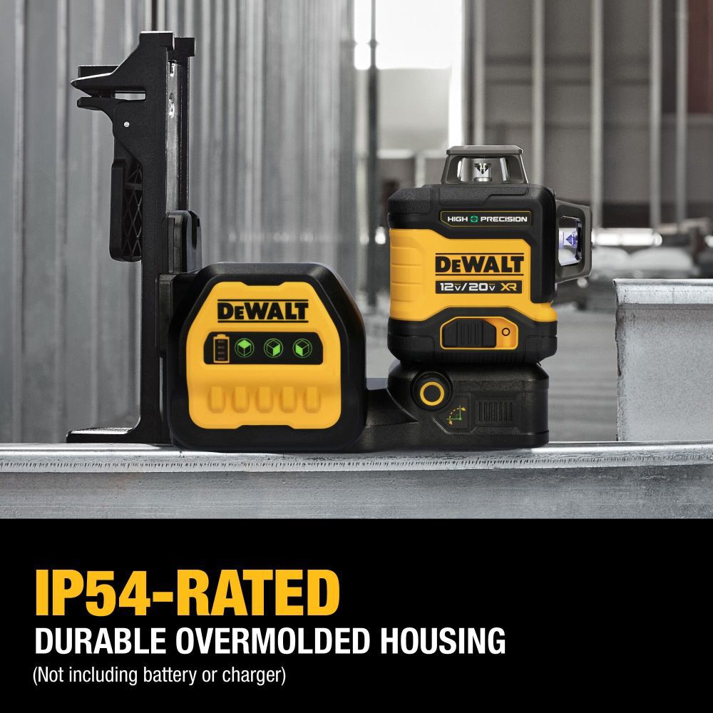 DeWalt DCLE34033D1 20V HIGH PREC 3X360 GREEN LASER