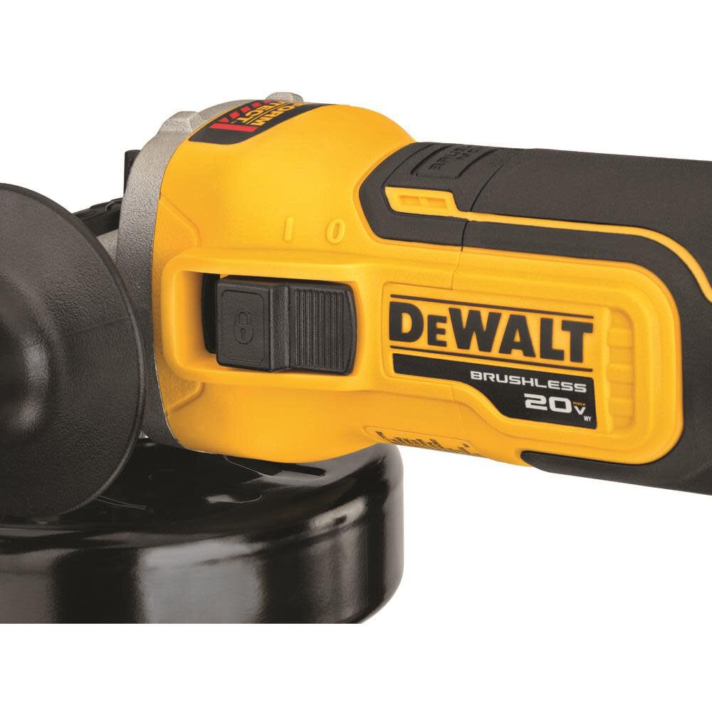 DeWalt DCG405B 20V XR BRUSHLESS SLIDE SWITCH 4.5IN SAG